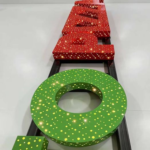 Custom LED Perforated 3D Channel Letters & Business Signage