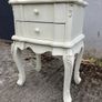 Bedside Locker -  White French Side Table Image 4