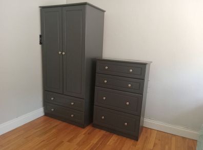 Wardrobe  and chest of drawers