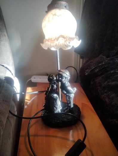 Bronze style table lamp