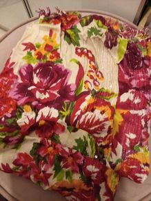 Colourful with ight lurex thread ladies scarf