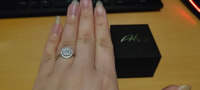 Authentic Adara 9ct White Gold 0.50ct Diamond Ring
