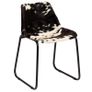 Dining Chair 4 pcs Genuine Goat Leather Image 3
