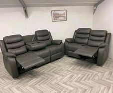 Roma Sorrento Leather Recliner Sofa