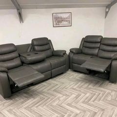 Roma Sorrento Leather Recliner Sofa