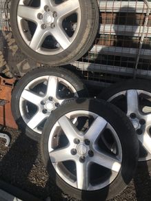 Vw golf wheel tyres 3 with new tyres other good