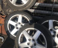 Vw golf wheel tyres 3 with new tyres other good