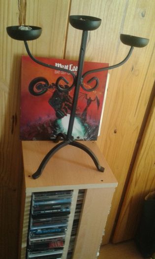 Metal Candle Holder.