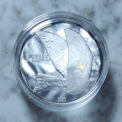 Latvia 5 Euro Silver (.999) Proof Coin 2022 - For the Freedom of Ukraine