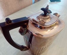 vintage silver Vintage EPNS Sheffield Silver-Plated Serving Pot