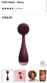 PMD Beauty Clean Pro Rose Quartz Sonic Skin Cleansing Brush PINK