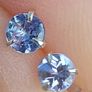 Tanzanite Natural 0.45ct earrings S925 GRA Certified Image 3