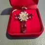 Beautiful virgin mary cross necklace Image 3