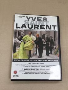 Yves saint Laurent rare dvd 2 documentary set
