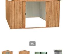 10 x 8ft Metal Garden Shed