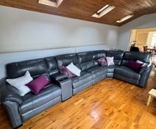 Leather couch