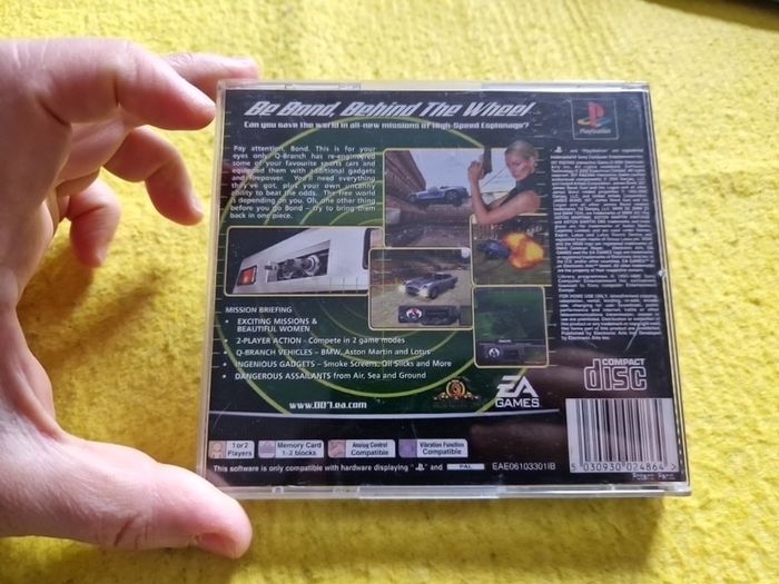 007 Racing PlayStation1 Ps1 PlayStation2 Ps2 Games Original