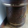 Vintage Wine Barrel Mini Bar Image 5