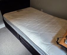 Free Divan Double bed, headboad and Mattress