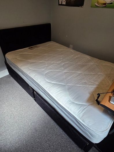 Free Divan Double bed, headboad and Mattress