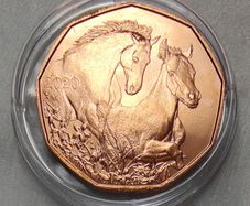 Austria 5 Euro Copper Uncirculated Coin 2020 - Freinds for Life Easter Coin - Easter Coins