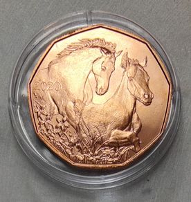 Austria 5 Euro Copper Uncirculated Coin 2020 - Freinds for Life Easter Coin - Easter Coins