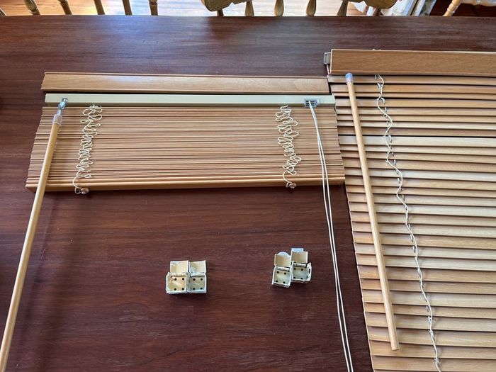 Wooden Blinds x2