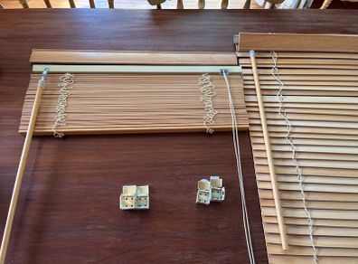 Wooden Blinds x2