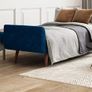 3 Seater Sofa Bed - Navy Blue Image 4