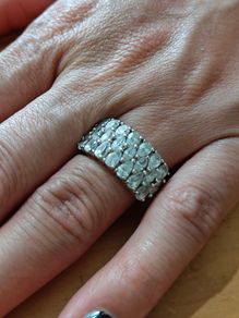Sterling Silver Ring - Size O - Stamped for Silver