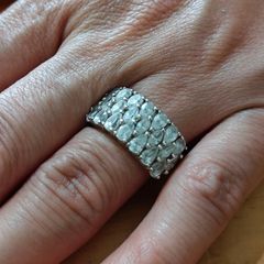 Sterling Silver Ring - Size O - Stamped for Silver