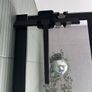 Bathroom toilet roll holder, bin and shower door squeegee Image 2