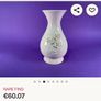 Belleek Living Rose Vase (Model no: 7690) Image 6