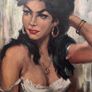 Vintage H. Walter Ilonka Portrait Mid-Century Retro Framed Image 3