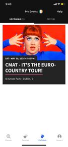 CMAT Concert Ticket
