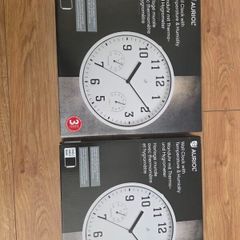 clock brand new x 2 with temperature and humidity monitor