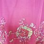 Women's Top Fushia Sequined Evening Wear Image 2