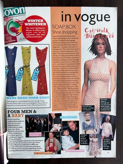 British Vogue Magazines 1996 Priced Individually
