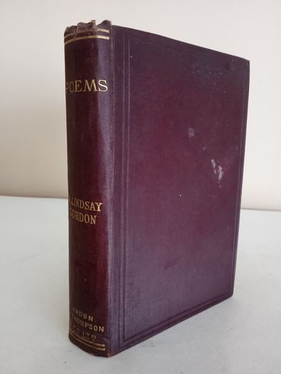 Poems by Adam Lindsay Gordon (GT807)