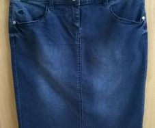 Brand New Blue Denim Skirt Size 12