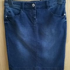 Brand New Blue Denim Skirt Size 12