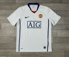 Vintage 2008 Nike Manchester United Away Jersey Shirt Mens Medium