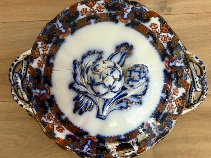 Antique Terrine and Plate