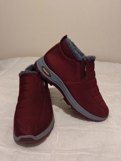 Fleece Lined Waterproof Ankle Boots New