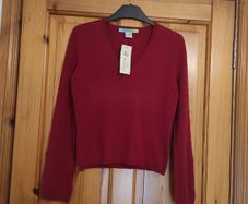 Designer ladies sweater 100% cashmere