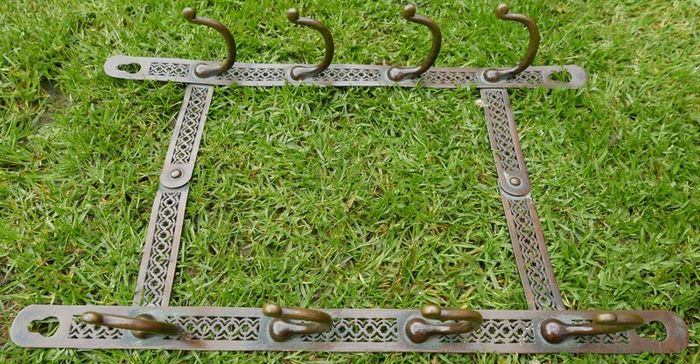 Antique Decorative Brass Wall Hooks Hook-Handcrafted Unlacquered Brass Hooks