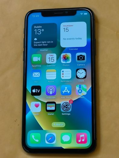 Apple iPhone X 64GB Factory Unlocked SimFree Black (Battery: 84%)
