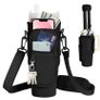 Water Bottle Carrier Bag Holder, Adjustable Strap & Phone Pocket, Stanley Cup, Fits Stanley Quencher 40 oz Tumbler Image 8