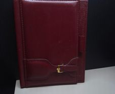 Vintage Rolex Genuine Leather Dealer Notebook Holder Geneva Switzerland