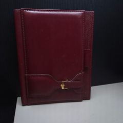 Vintage Rolex Genuine Leather Dealer Notebook Holder Geneva Switzerland